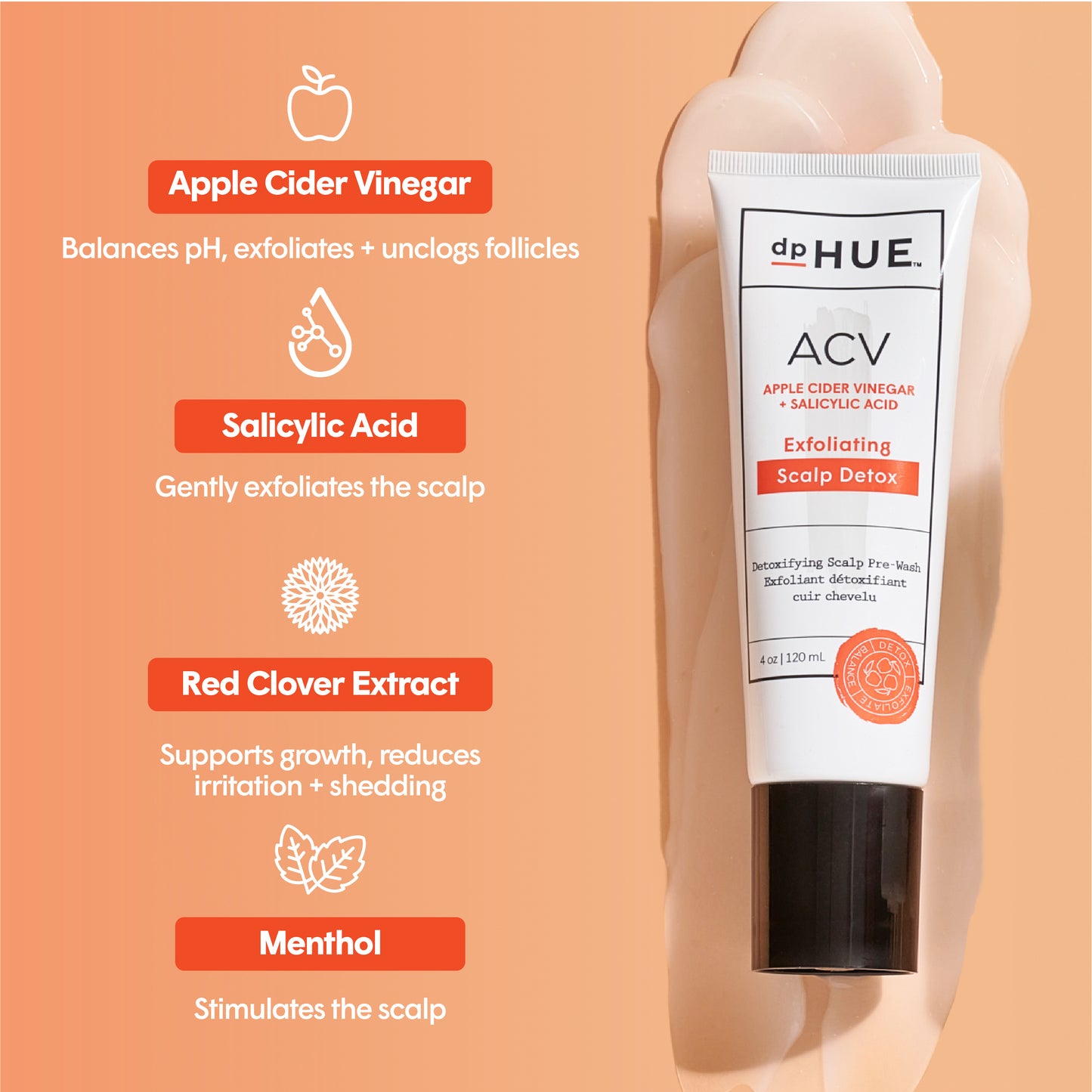 Apple Cider Vinegar Scalp Exfoliating Detox | dpHUE