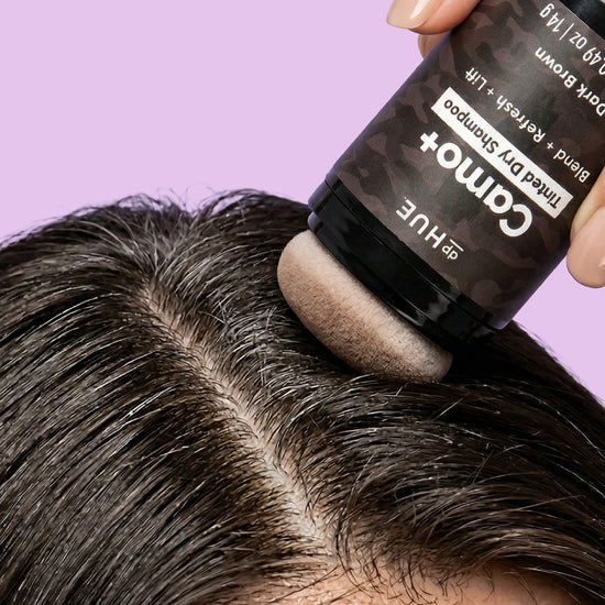 How To Use Camo+ Tinted Dry Shampoo Powder | dpHUE