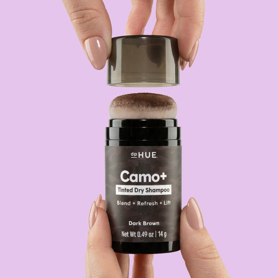 How To Use Camo+ Tinted Dry Shampoo Powder | dpHUE