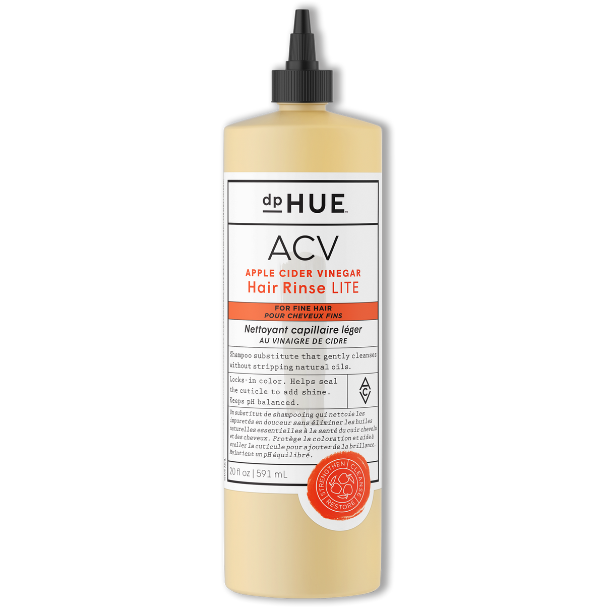 Apple Cider Vinegar Hair Rinse Lite dpHUE